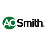 ao smith logo on white background